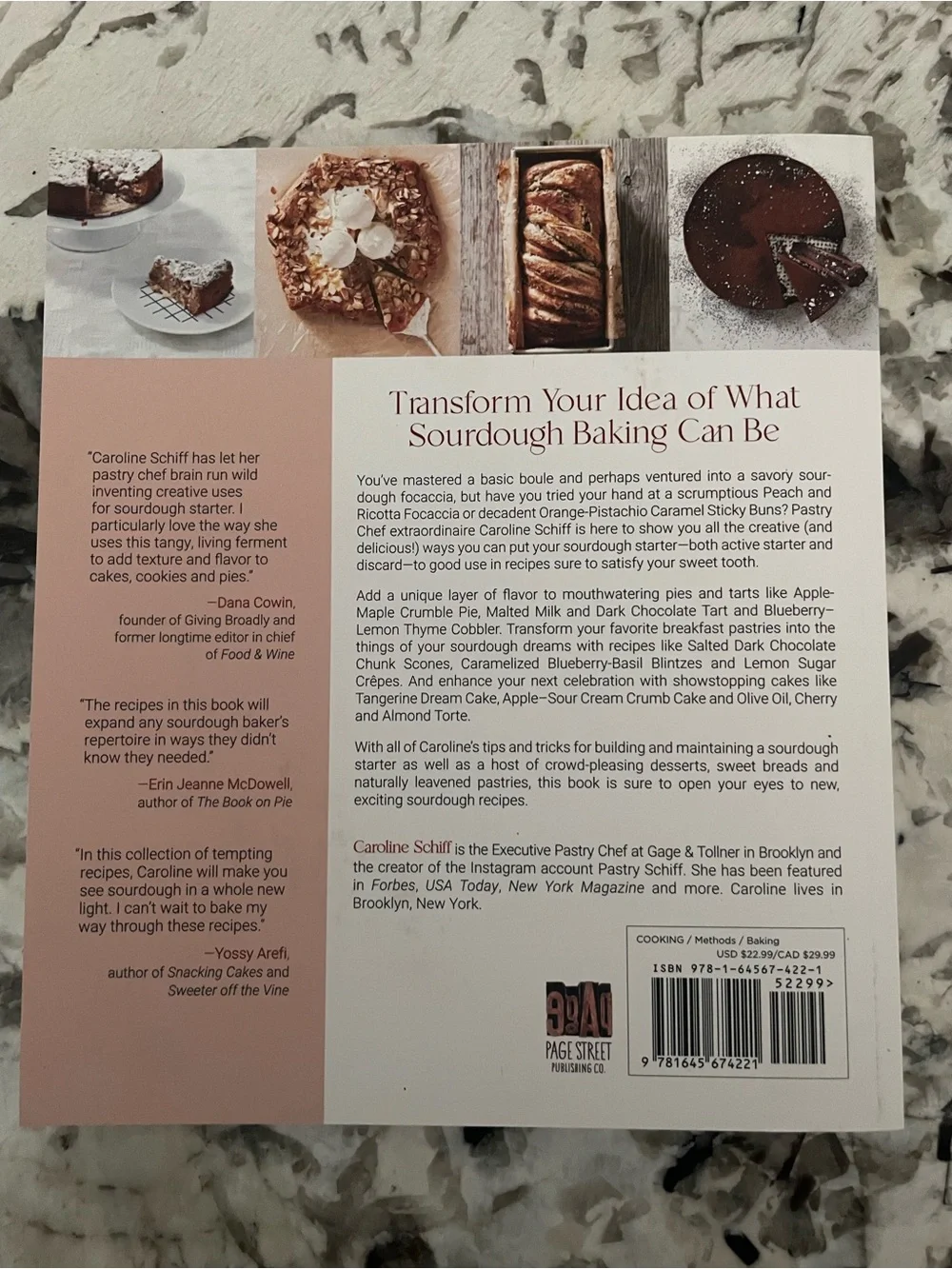 The Sweet Side of Sourdough Cookbook - Cream Cover